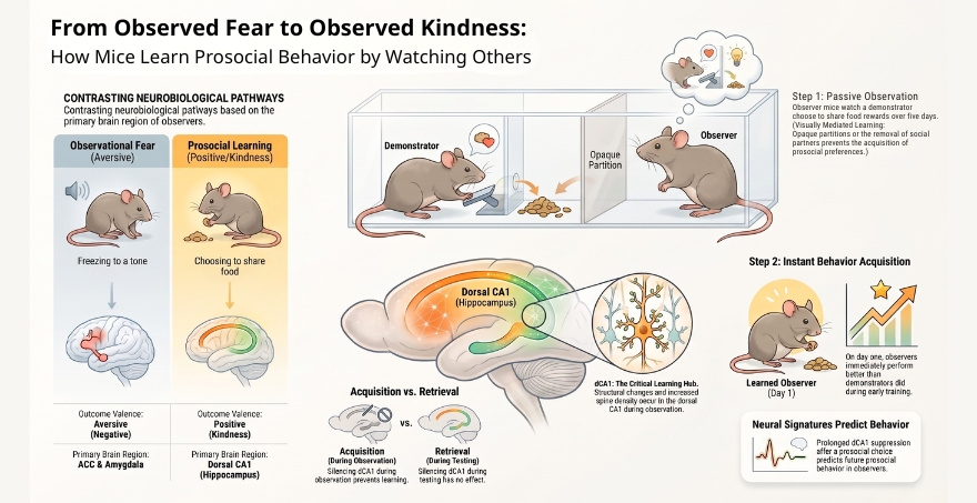 From Observed Fear to Observed Kindness