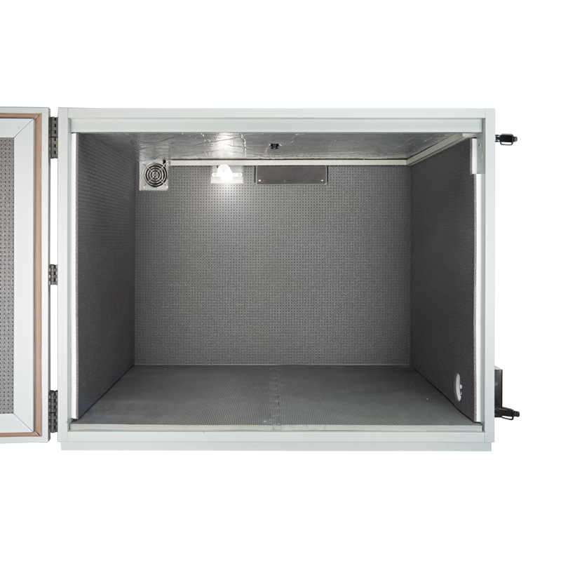 Isolation Cubicle sound attenuation - IR/VIS light - speaker