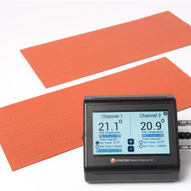 21100-850CC Rodent Warmer with 2 Cage Heating Pads 16x38cm