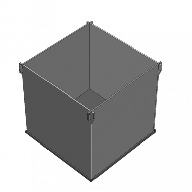 47430-IR-Render-1.png Render of IR Open Field Cage 40x40cm Grey Walls