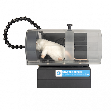 Startle PPI Rat Platform V3, with Rat Restrainer and Optional Airpuff