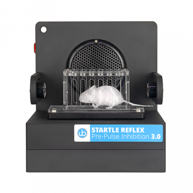 Startle PPI Mouse platform V3, includes set of two Mouse restrainers